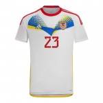 Günstige Fußballtrikots Venezuela Rondon 23 Auswärtstrikot 2024-25 Kurzarm